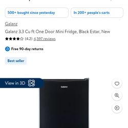 Black Mini Fridge