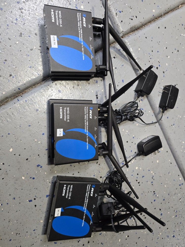 3x REI 1080p Wireless Screen Extenders