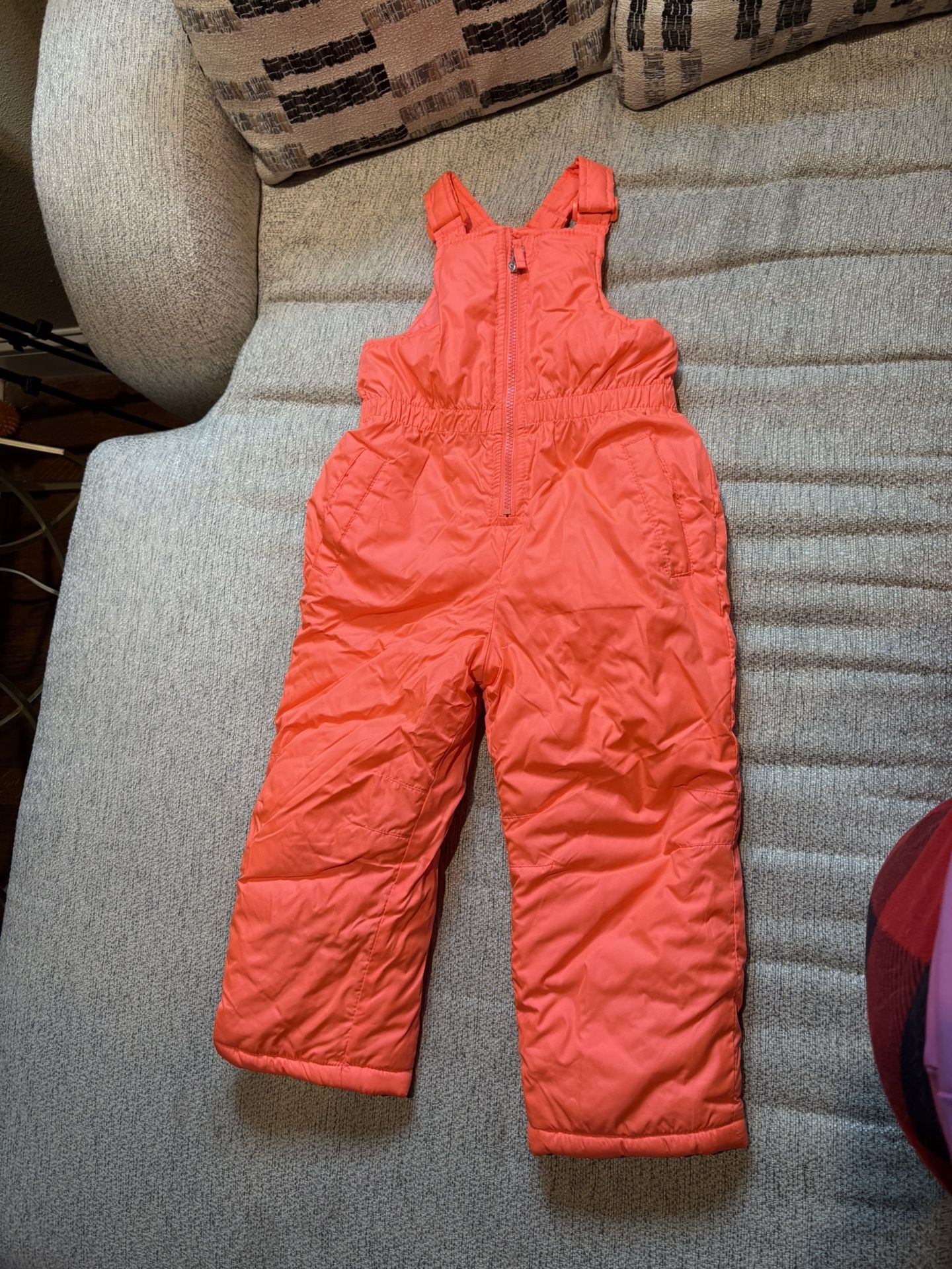 Girls Snow Bib Size 4t 