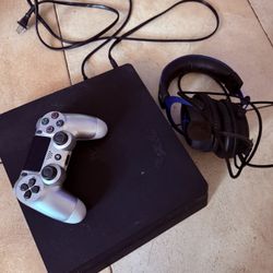 PS4 With Controller And Headset