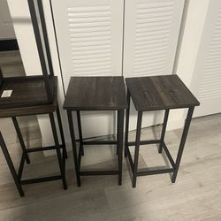 Wooden Stool Bar Chairs 