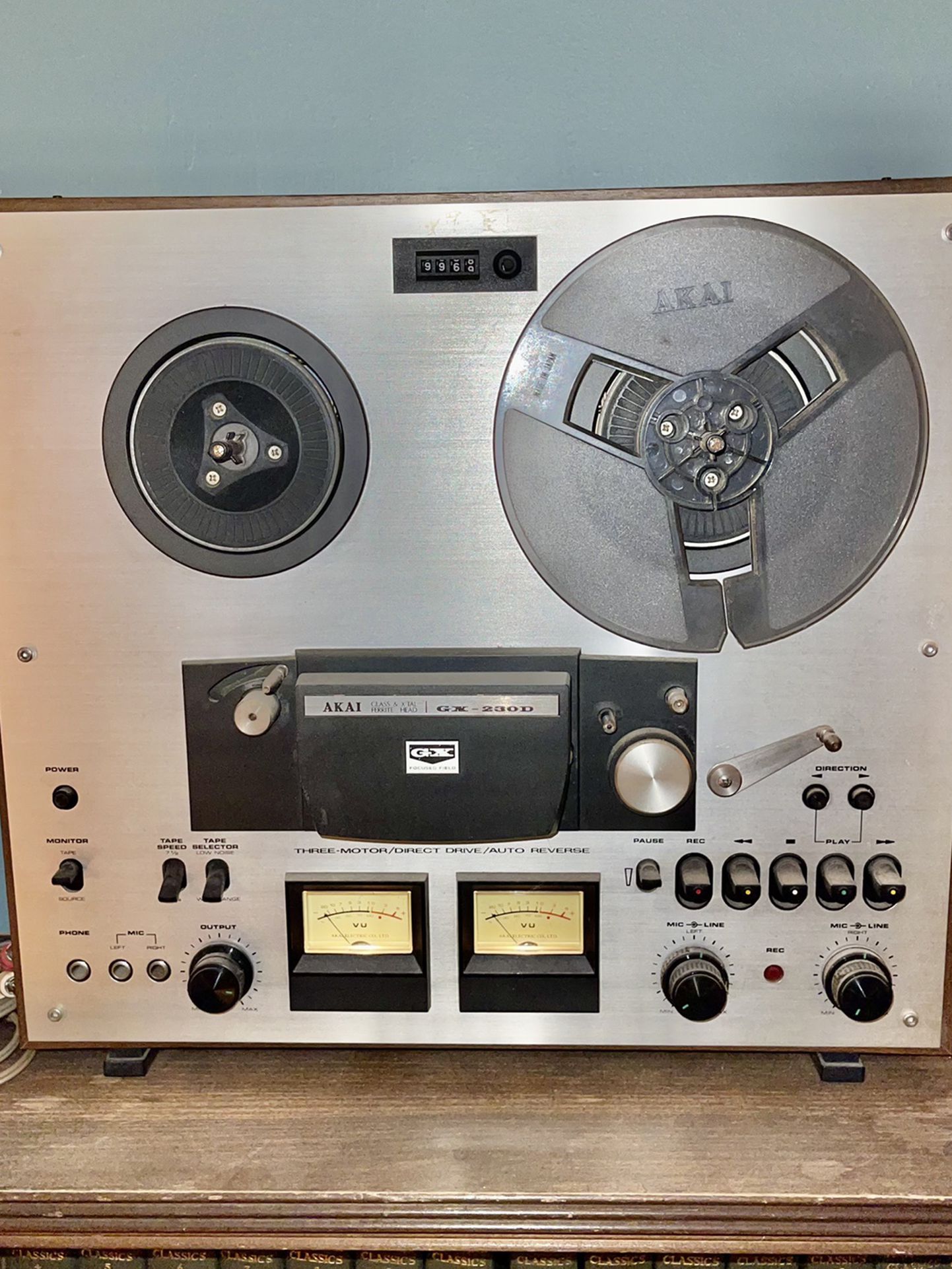 Vintage - Akai - GX-230D - Reel to Reel Recorder / Player - Made in Japan - Works