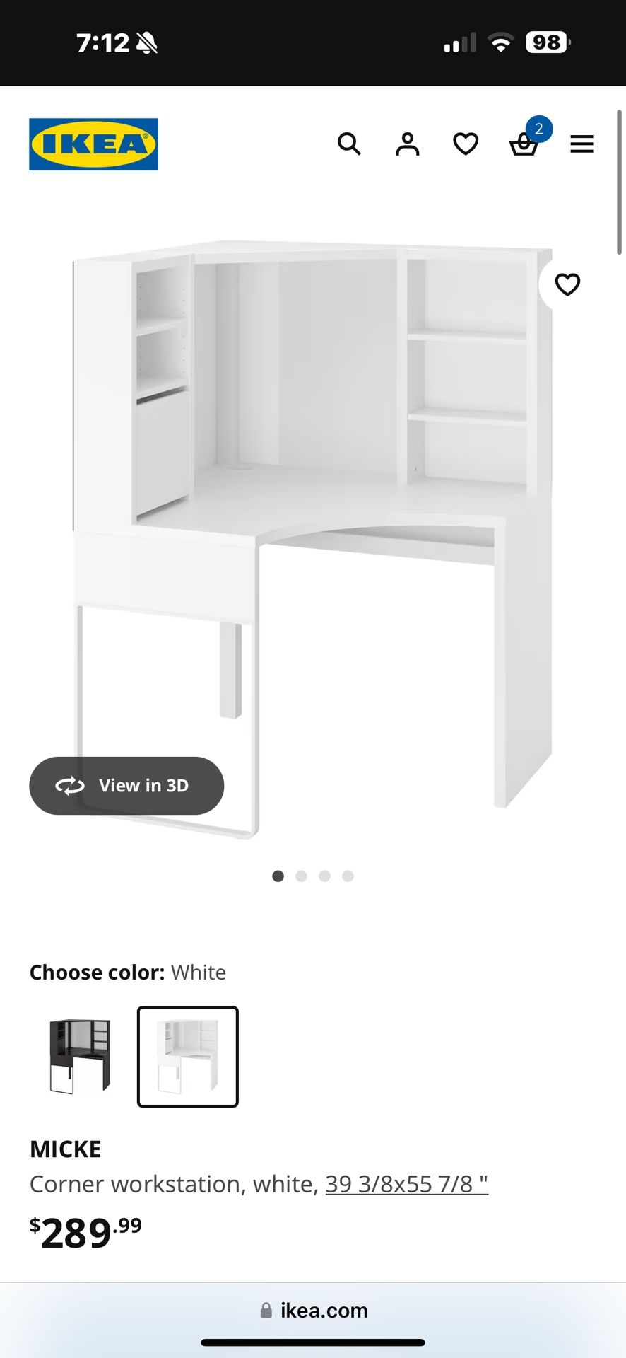 IKEA Corner Desk