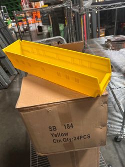 Yellow Storage Bins