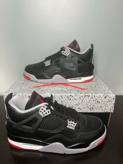 AIR JORDAN 4 BRED REIMAGINED MENS SIZES 7.5-13