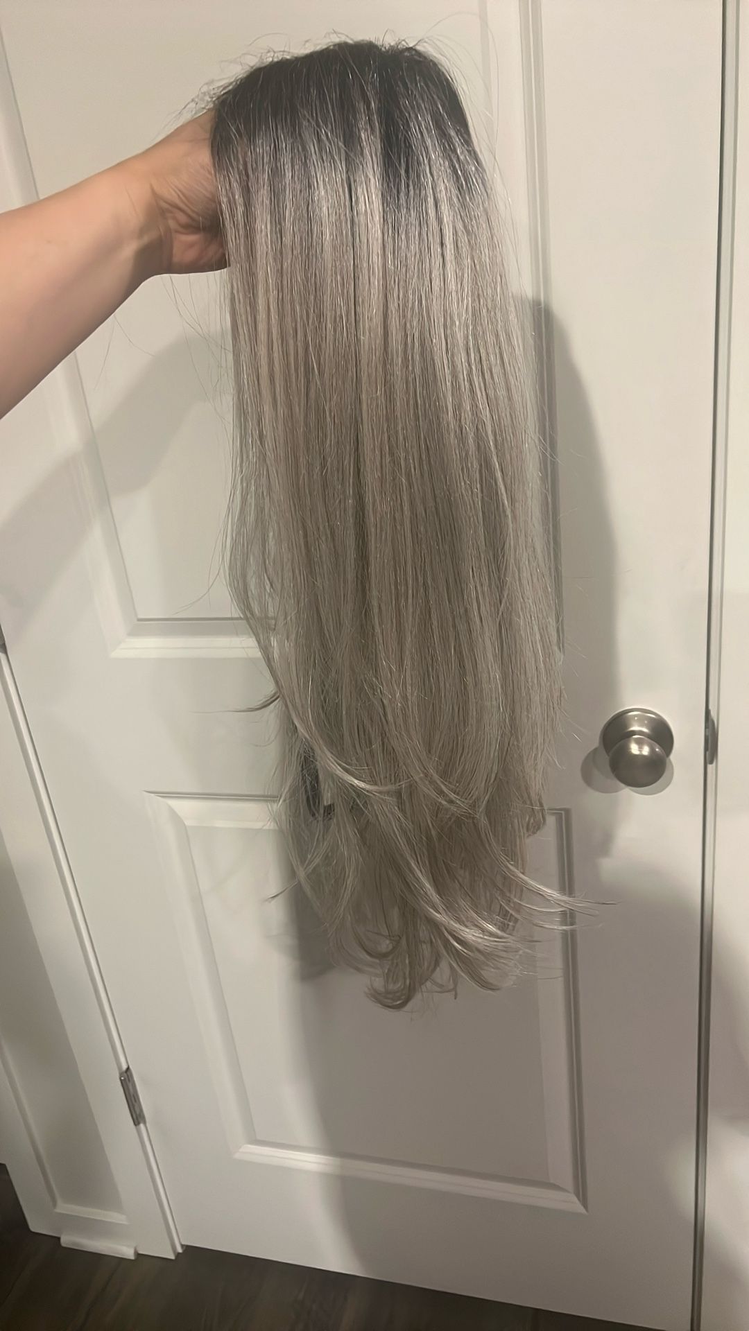 Grey Balayage Wig