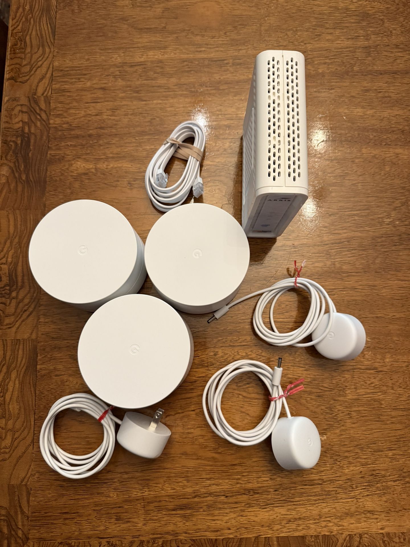3 Google WiFi Extenders & 1 Arris Surfboard Modem