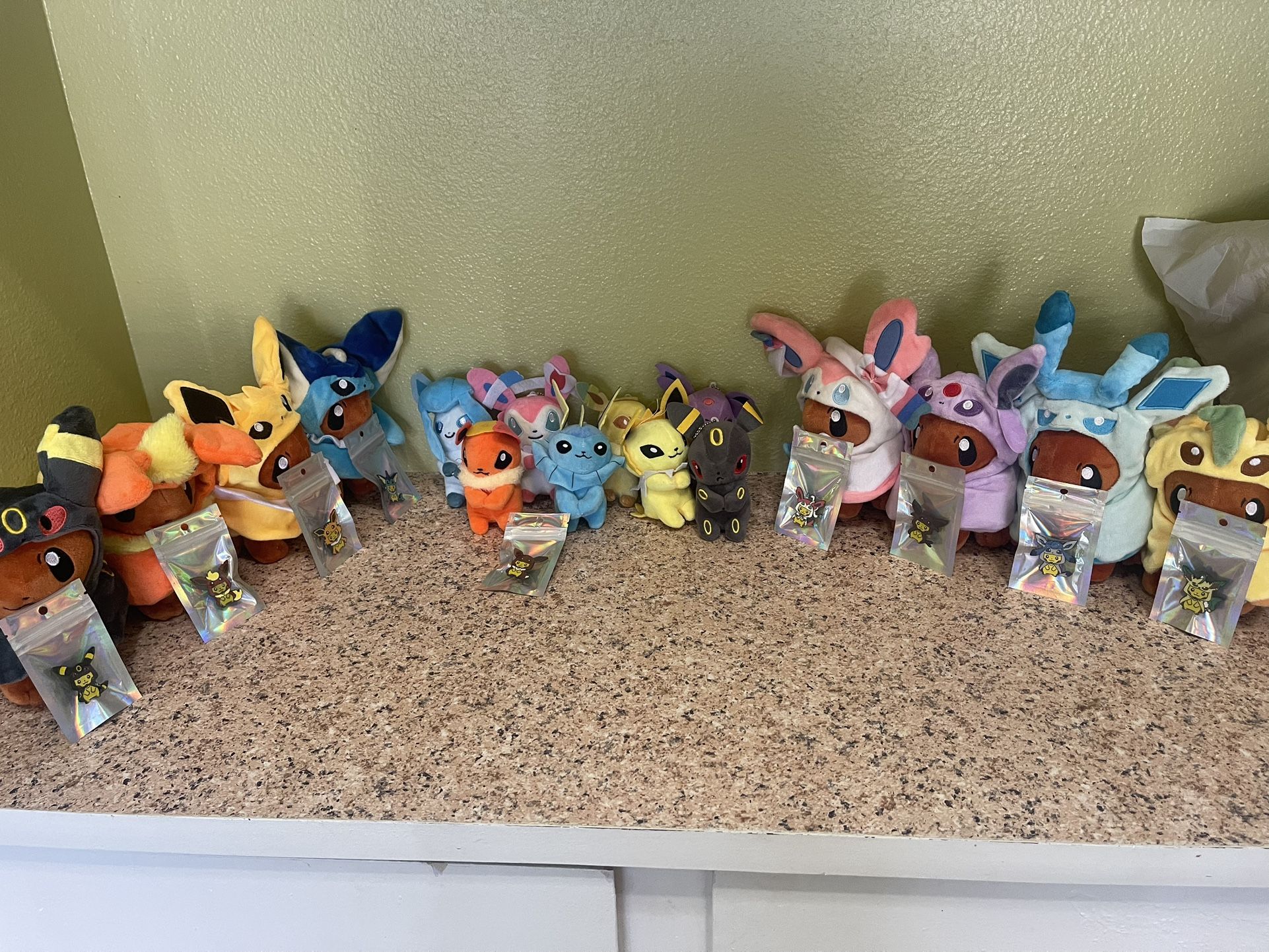 Eevee plushies