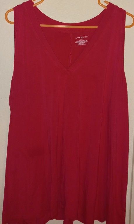 Woman's Lane Bryant Sleeveless Swing Blouse 22-24 