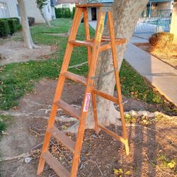 Vintage Wooden Ladder 