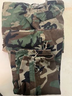 USGI Army Woodland Camo Pants Large authentic