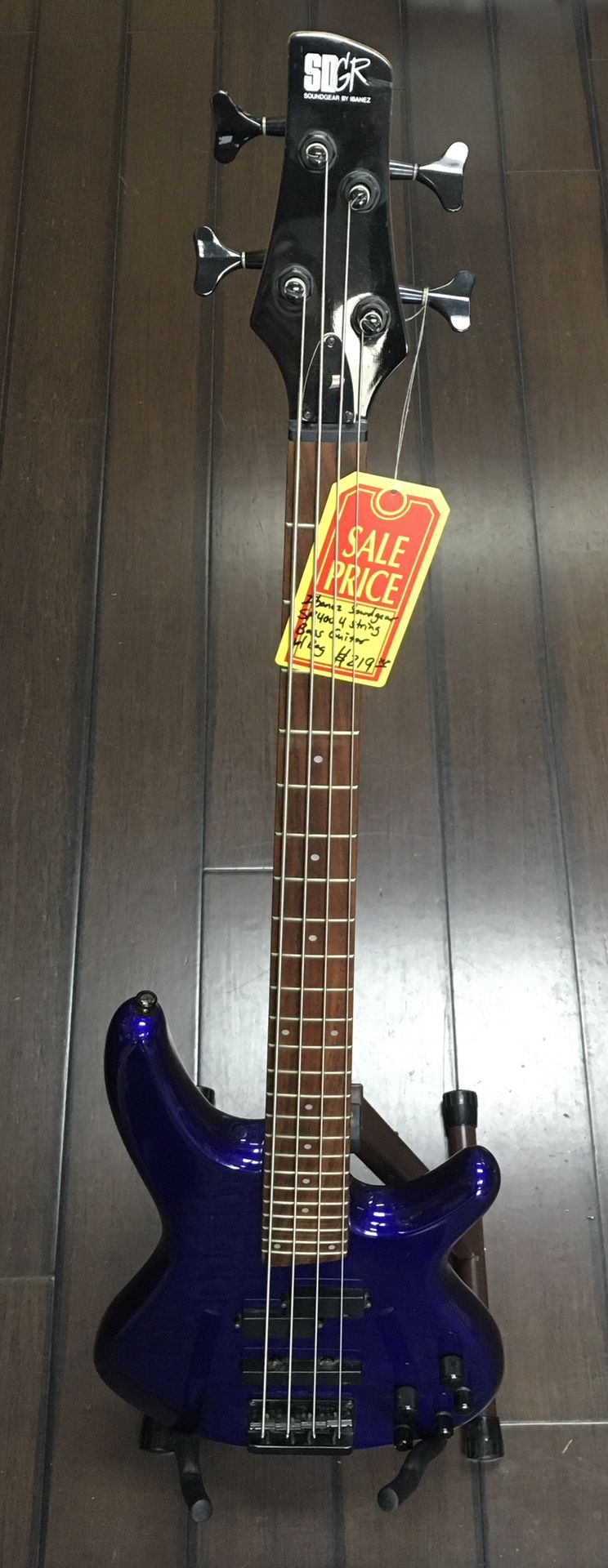 Ibanez Soundgear SR400 4 String Bass Guitar W/ Bag