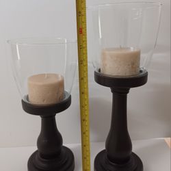 Two Candles With Holders