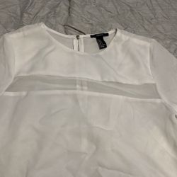 Size S Sheer Forever21 Top