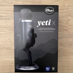Blue Yeti X Professional Condenser USB Microphone – High-Quality Streaming & Recording