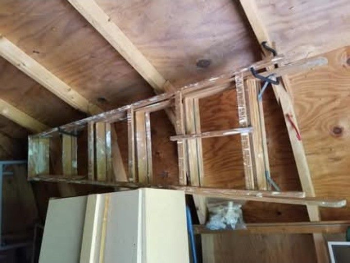 Wooden Laders Very Solid. 6ft And 10ft. 