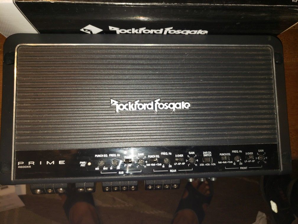 Rockford Fosgate Prime 6 Channel Amp