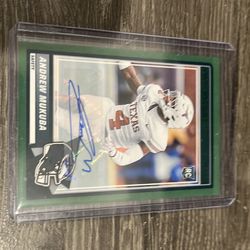 Andrew Mukuba rookie auto