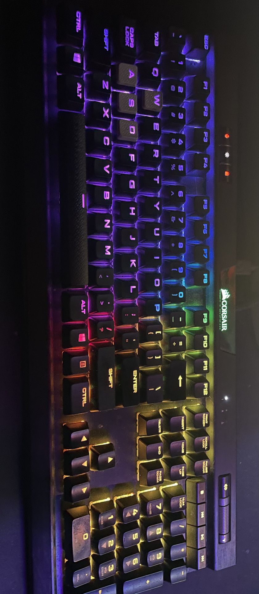 Corsair k20 mk2 with speed silver switches