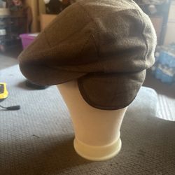 Vintage newsboy hat size large