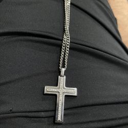stainless steel cross neckles