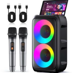 Bluetooth speaker with microphones
