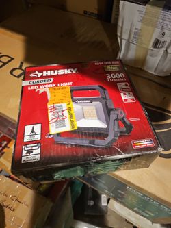 New husky cord Worklight t 3000lumens$25 firm price