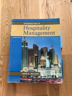 Introduction to Hospitality Management by John R Walker 2nd edition