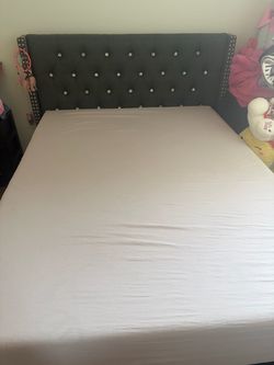 Full/Queen bed set with mattress and box spring