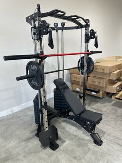 Smith Machine/Functional Trainer ~ Home Gym Package Deal ~ Brand New 💪