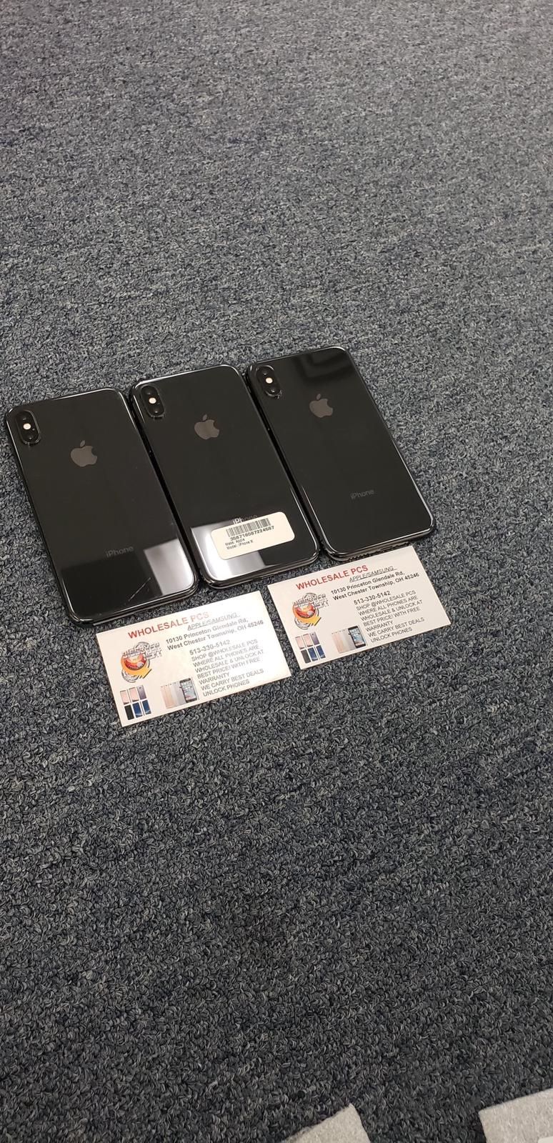 iPhone X unlocked plus warranty
