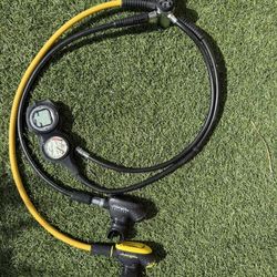 Dacor Viper SCUBA Regulator with Gauges