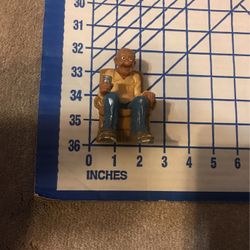 Vintage 1979 Wilton Cake Topper Old Man with Beer Decorative Piece 