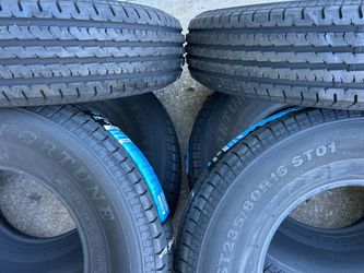 ST 235 80 16 FORTUNE TRAILER TIRES "$130 PER TIRE"