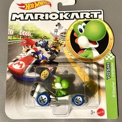 Hot Wheels Mario Kart Yoshi B Dasher Die-Cast Vehicle Figure