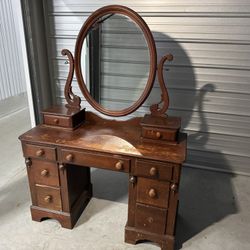 Wood Vanity