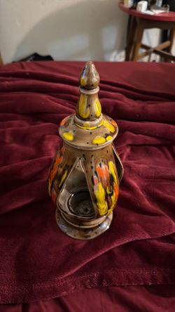 Vintage mid century, modern ceramic candle tea, light holder