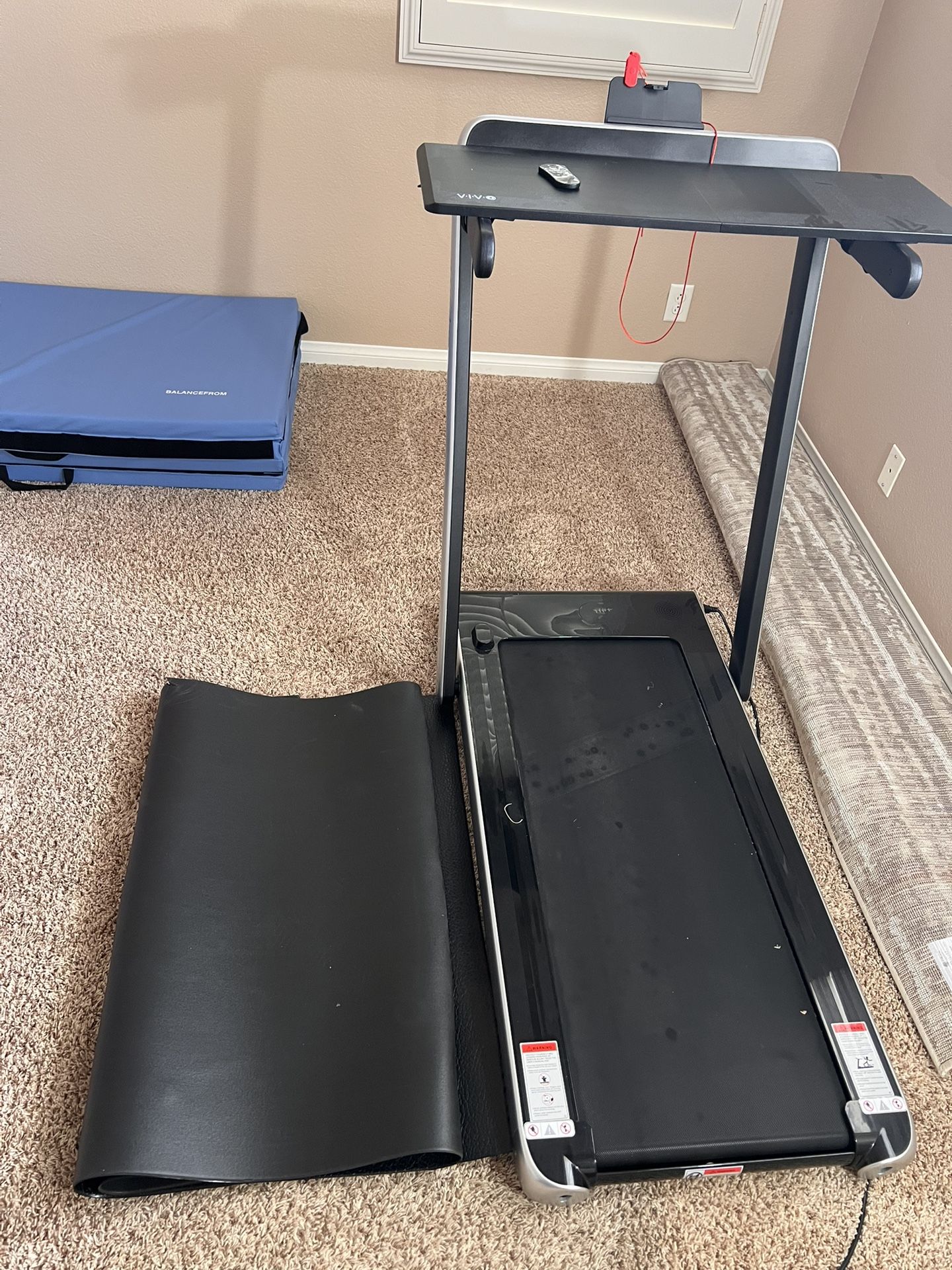 Used Goplus 2 in 1 Folding Treadmill