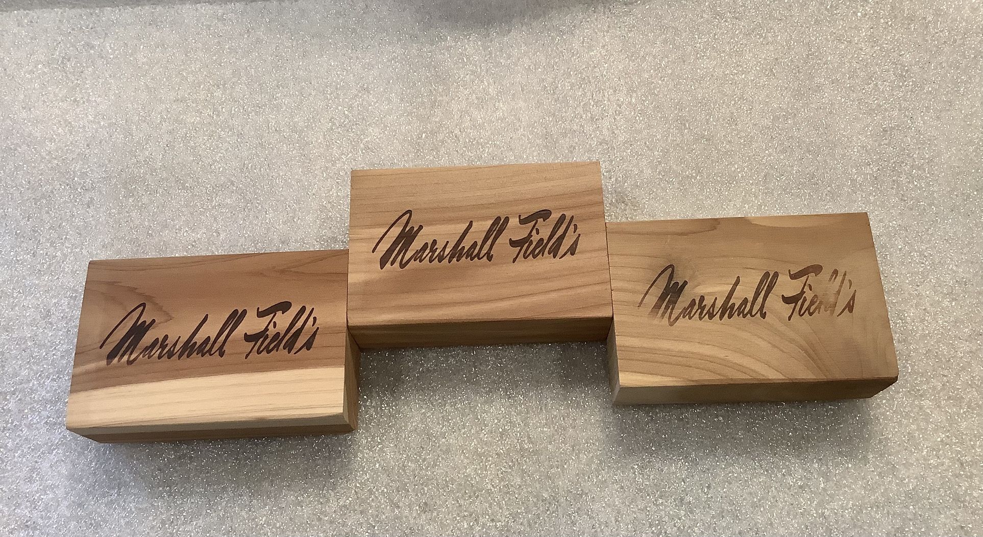 Vintage Marshall Field’s Cedar Blocks 