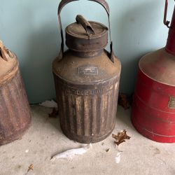 Antique 1920's / 1930's 5 Gal Oil / Milk Can, Shields Harper