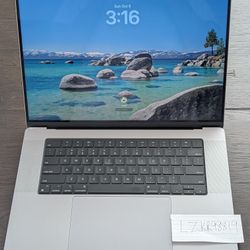 MacBook Pro 16" M2 Max Chipset with 64GB Ram, 1TB SSD, 38 Core GPU, 12 Core CPU, and AppleCare+