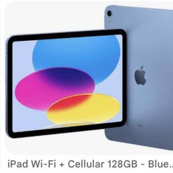 2026 iPad  Cellular+$350 Case & Charger! 
