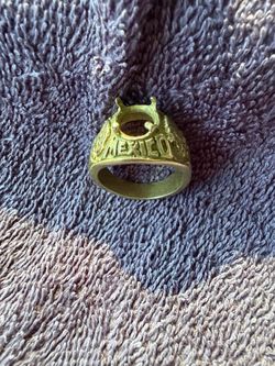Mexico Souvenir Ring 18k gold 15.5 grams