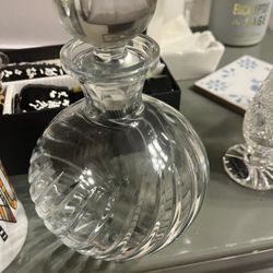 Decanter Or Perfume Bottle  Chrystal 