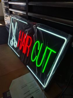 Hair Cut LED Neon Sign Barber Shop