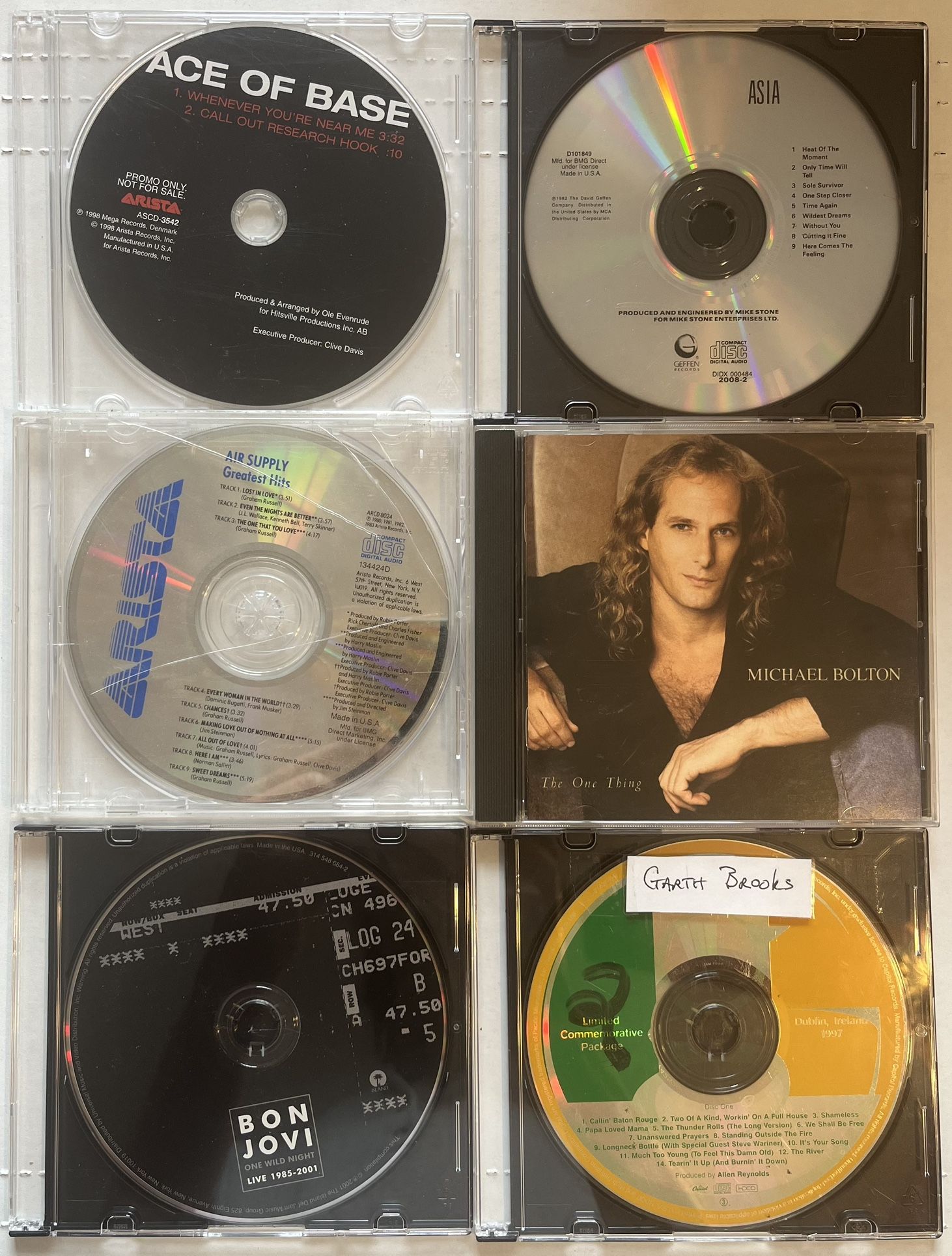 Assorted CD’s $.50 Ea