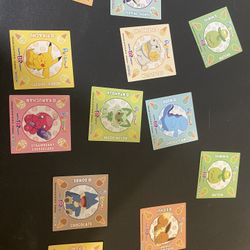 Pokemon Baskin Robbins 2024 Stickers