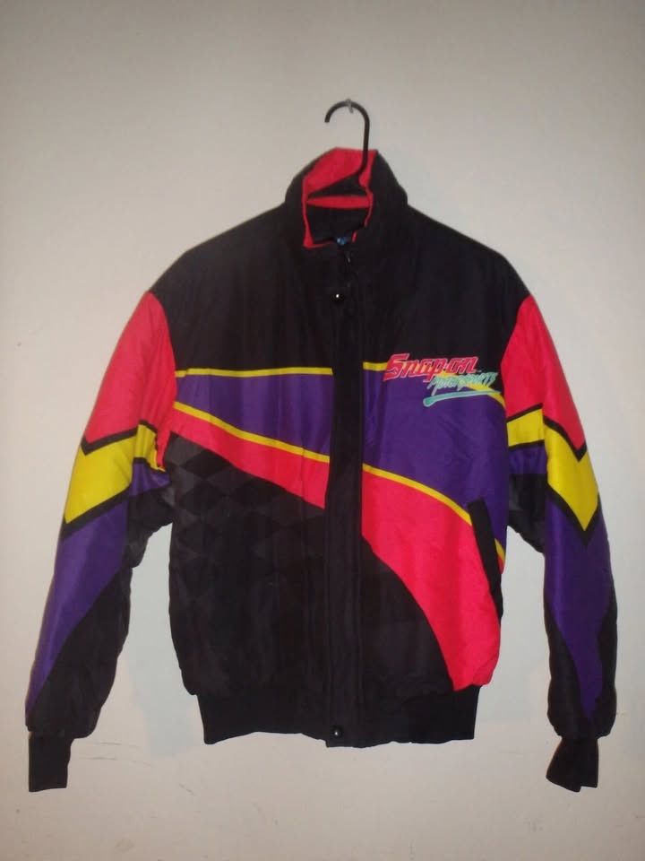 VINTAGE Snap-On Motorsports The Pros Advantage Nylon Jacket Full Zip Snap Small