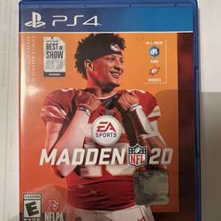 PS4 Madden 20 Patrick Mahommes Edition 