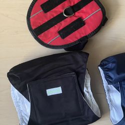 Wegreeco Washable Male Dog Belly Wraps and A Harness